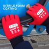 Skytec Beta 1 Red Nitrile Ultra Thin Super Light Work Wear Safety Gloves 1 Pair (Medium)