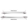 Glossing Black Front Bumper Lip Splitte + Strut Rods For Buick Regal Sportback