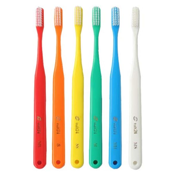 Tuft-24 Toothbrush x 6 Assorted (Small (Soft))