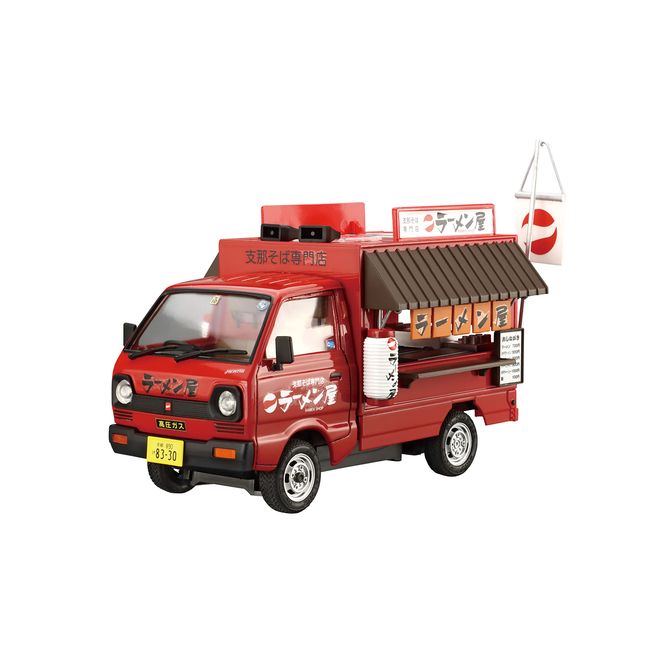 Aoshima Bunka Kyozai 1/24 Mobile Sales Series No.10 Ramen Shop Plastic Model