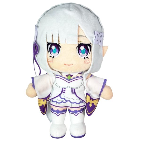 Great Eastern Entertainment Re Zero S2 - Emilia Movable Ver Plush 8" H