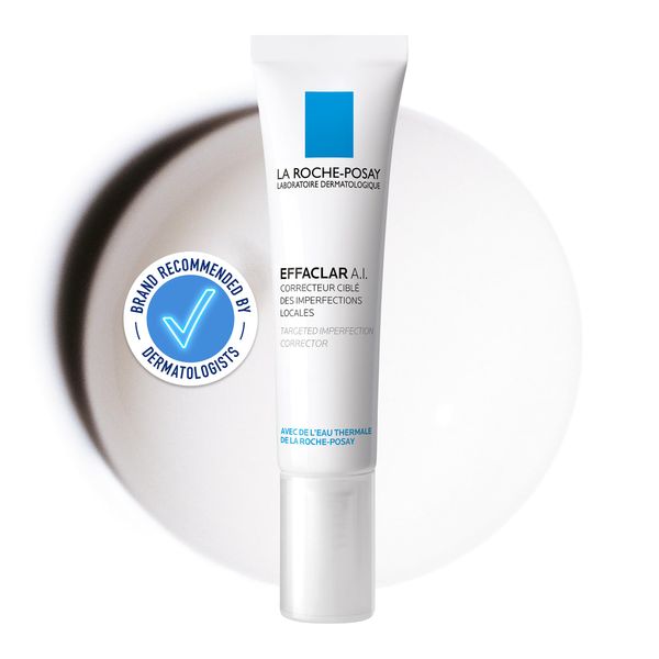 La Roche Posay Effaclar A.I., Concentrated Emulsion for Local Blemishes, Day Cream for Acne, Facial Care for Blemished Skin, Pimple Cream, 15 ml