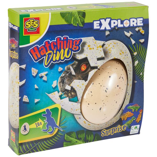 SES 25063 Creative B07MC86CWW Hatching Dinosaur Surprise, Various Colours