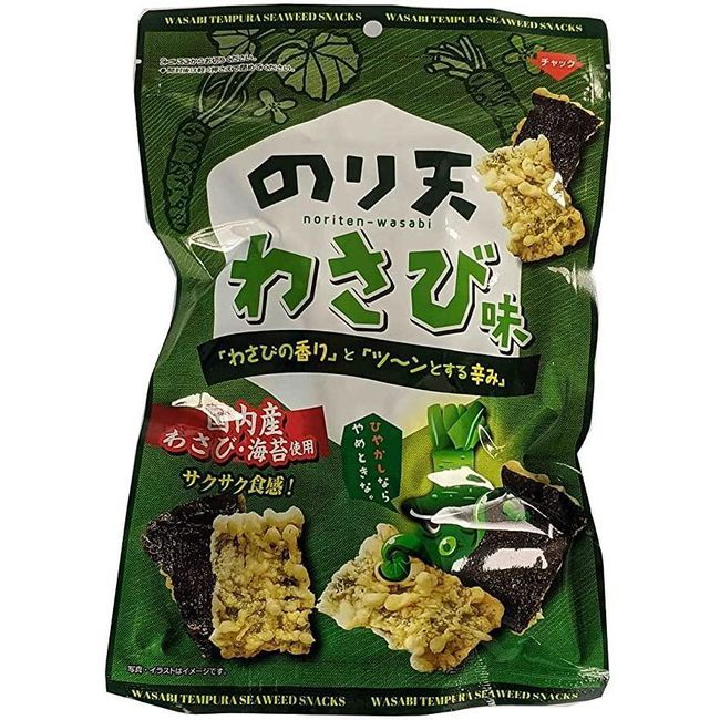 Daiko Noriten Wasabi Tempura Seaweed Snack 80g