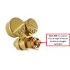 SÜA - Oxygen and Acetylene Regulators Welding Gas Gauges - Rear Entry - LDB