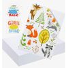 Glossy Printable Vinyl Sticker Paper for Inkjet Printer  5 Sheets 8.5"x11"
