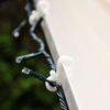 S4U Gutter Hooks, 25 White Plastic Hooks for Securing String Lights to Guttering, Indoor/Outdoor Usage, LED, 35MM Long