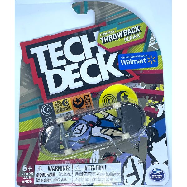 Hot Wheels TECH Deck - Throwback Series - Foundation Skateboards - Rare