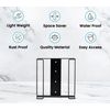 Wall-Mount Glove Holder Black Wire Dispenser for 2 Disposable Glove Tissue Boxes