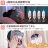 Loveur Date Heating Eye Mask, Fluffy, USB, Electric Heated, Cute, Relaxing, No Pressure, Blocks Light, Temperature Control, Auto Power Off, Safety Protection, Sleep, Travel, Gift, With Pouch, Gray