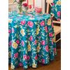 APRIL CORNELL LINENS~ROSEHIP TABLE SETTING~TABLECLOTH 88"~TOPPER 54"~NAPKINS~NWT
