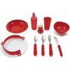 Deluxe Red Tableware Set for Alzheimer's, Dementia & Disability