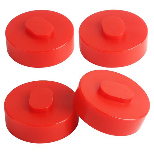 4 Pcs Jack Pad Support Point Adapter Red Jack Pad Kit Fits for Porsche 911 964 993 996 991,Upgraded Polyurethane Lift Jack Pads Kit with Storage Bag