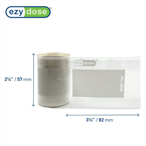 Ezy Dose Disposable Pill, Vitamin, and Medicine Organizer Pouches, Zippered Seal Bags, 400 Count