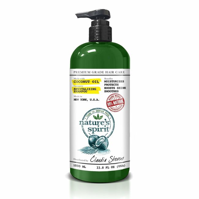 Natures Spirit Coconut Shampoo 33 oz.