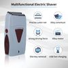 Electric Foil Shavers, Cordless Metal Double Foil Shaver Multifunctional 2 in 1 Foil Trimmer Shaving Machine Clippers for Hair Cutting