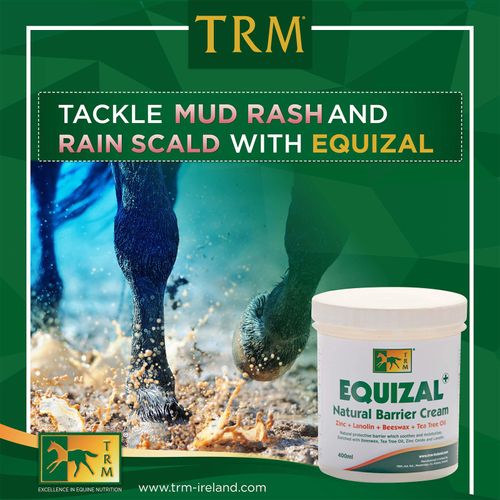 TRM Equizal Soothing Equine Barrier Skin Cream for Horses | Natural Protection, Wound Care, and Moisturization with Beeswax and Zinc Oxide - 13.5 fl oz (400 ml) - 13.5 fl oz