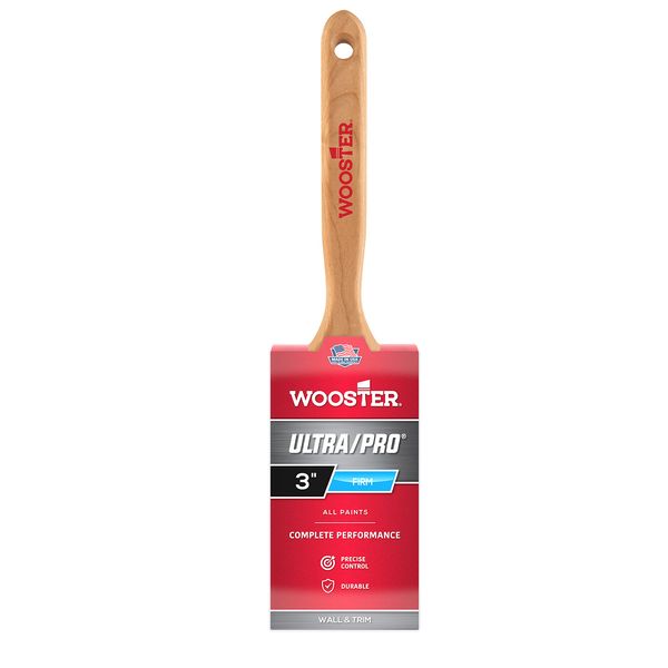 Wooster Brush 4175-3 Ultra/Pro Firm Mink Flat Sash Paintbrush, 3-Inch