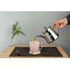 Cafe Olé ABT-048 Tea Pot, Stainless Steel, Silver