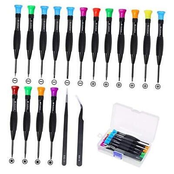 Screwdriver Set,  18Pcs Magnetic Small Screwdrivers with Flathead Phillips