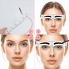 Reusable Eyebrow Template Kit with 10 Shape Options – Achieve Perfect Brows Every Time (10PCS)