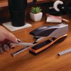 Swingline Stapler, 40 Sheet Capacity, Optima 40, Jam Free, Reduced Effort, Soft Grip, Metal, Orange and Gray (87845)