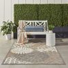 Nourison Aloha Indoor/Outdoor Area Rug 6' x 9' Natural Rectangular 0.25" Thick