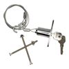 Secure Universal Garage Door Opener Emergency Disconnect Release Key Lock Cable