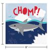 Shark Party Chomp Beverage Napkins, 16 ct