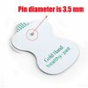 50X Electrode Pads Snap On Replacement For Tens Unit Pain Relief Massagers