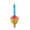 Creative Hobbies Classic Holiday Bubble Light String with 7 Bubbling Light Bulbs – 7ft Christmas Tree String 5W Bulbs Candelabra Base