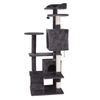 55" Multi-Level Cat Tree for Indoor Cats Cat Tower with Scratching Post Condo