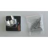 Hansvit AX0304 Square Swivel Wall Bracket, Chrome