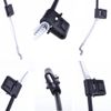 2 Pieces Recliner Release Cable Replacement D-Ring Pull Handle, Exposed Length 4.75" with S Tip