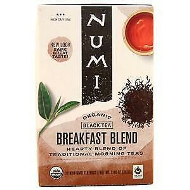 Numi Organic Black Tea Breakfast Blend 18 pckts