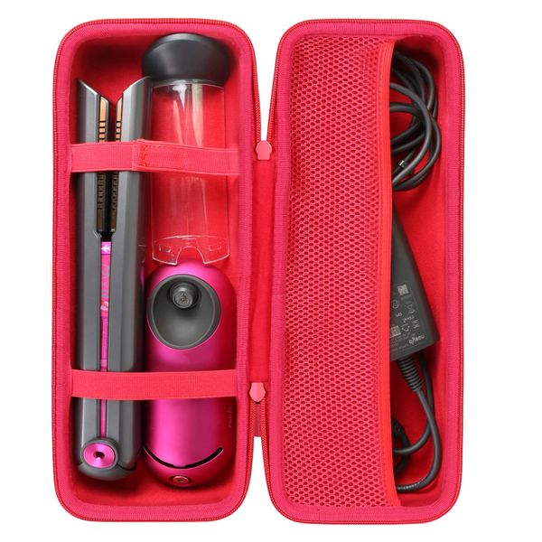 co2CREA Hard EVA Hair Straightener Reise Aufbewahrungstasche Kompatibel für Dyson Corrale Haarglätter HS03 Tragbare Schutztasche Box