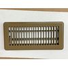 Hart & Cooley Adjustable Floor/wall Diffuser Brown 4" x 10" (hole size) ~ 010717
