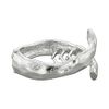 Flower Ring HTC0040-SV Tail Clutch (No Size), Slap Parts, Silver