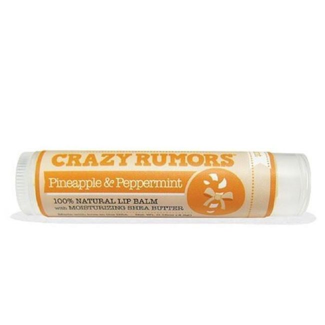 Crazy Rumors - Pineapple Peppermint 100% Natural & Vegan, Organic Lip Balm