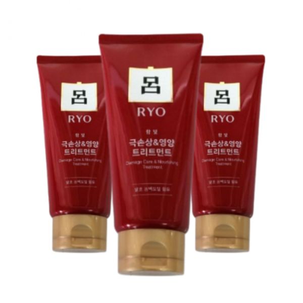 Ryo Beauty Salon Barun Hair Recovery Self Clinic Pack Treatment Hambit Extreme Damage 180ml 3EA