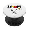 delicoco Peanuts Valentine Snoopy Love PopSocket Adhesive PopGrip for iPhone 11, Black