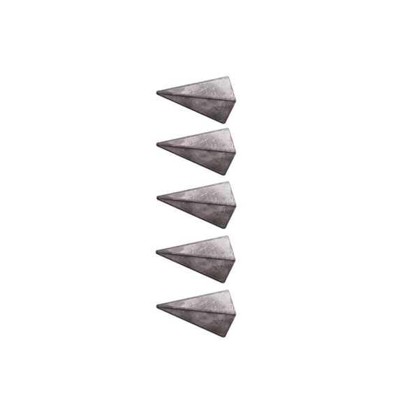 Fishing Weight Sinker, 5 Pieces Pyramid Weights Set, Tackle Accessory (1oz /27.3g)