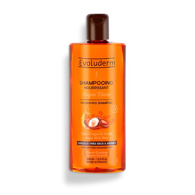 Evoluderm - Nourishing Shampoo Argan Divine – 400 ml – Made in France