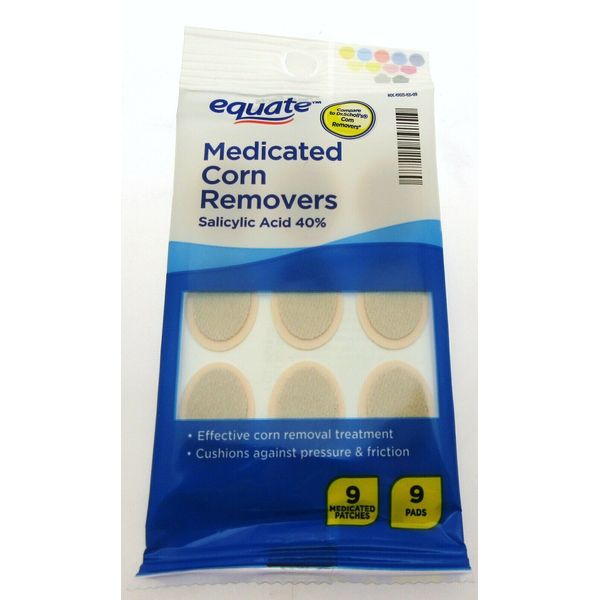 Equate Medicated Corn Removers ~ Salicylic Acid 40% ~ Cushions Foot Feet Care