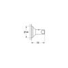 Grohe Essentials Authentic Bademantelhaken, 1 Stück, chrom, 40656001