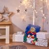 L&S PRINTS FOAM DESIGNS Personalised Santa Sack - Ice Ring - Christmas Stocking