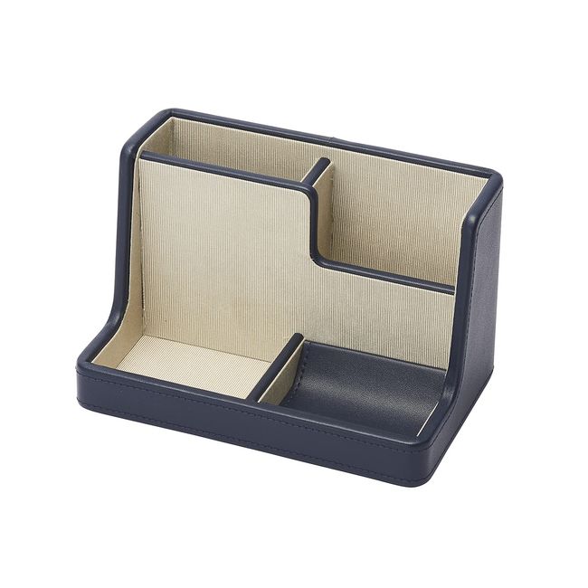 Chatani Sangyo 240-472 Telework Stationery Stand, Navy, W 7.1 x D 4.5 x H 4.3 inches (18 x 11.5 x 1