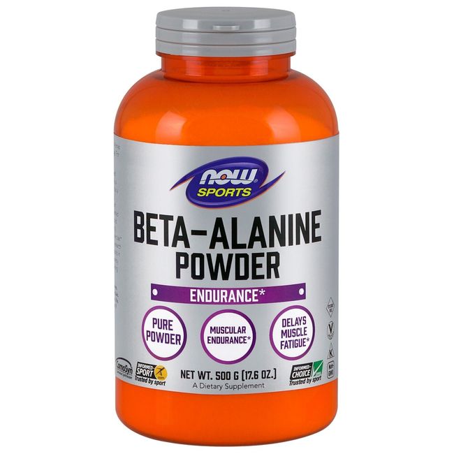 NOW Foods Beta-Alanine, 2 g, 17.6 oz Powder