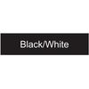 Name Plate Engraving Blanks - 2" x 8" (5-Pack), Black