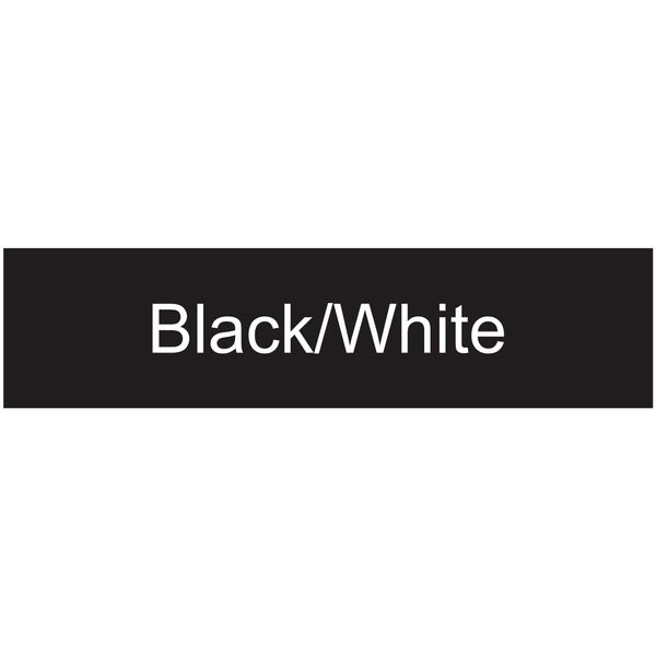 Name Plate Engraving Blanks - 2" x 8" (5-Pack), Black